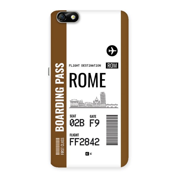Rome Boarding Pass Back Case for Honor 4X