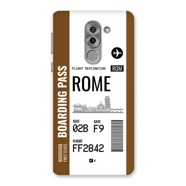 Rome Boarding Pass Back Case for Honor 6X