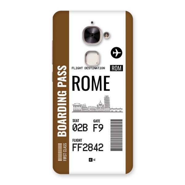 Rome Boarding Pass Back Case for Le 2