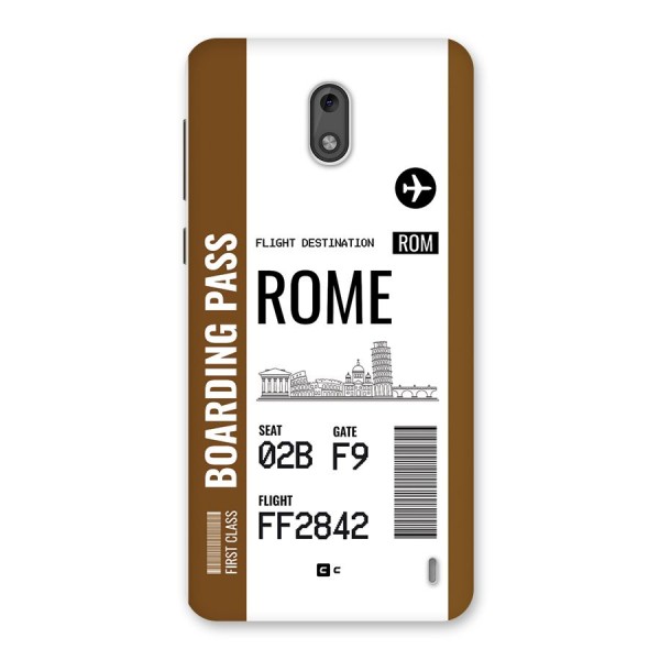 Rome Boarding Pass Back Case for Nokia 2