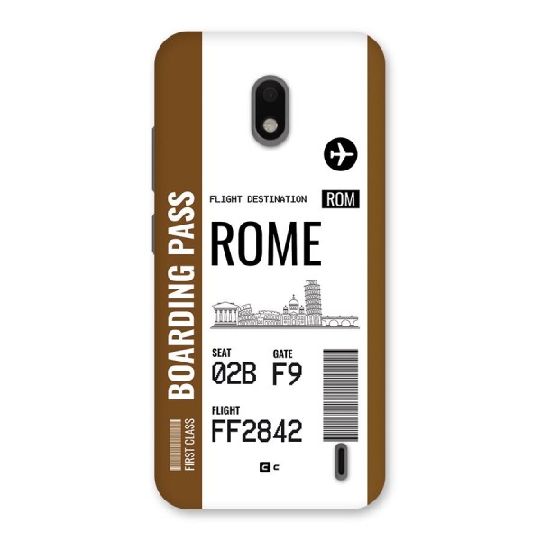Rome Boarding Pass Back Case for Nokia 2.2