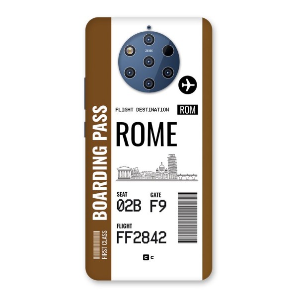 Rome Boarding Pass Back Case for Nokia 9 PureView