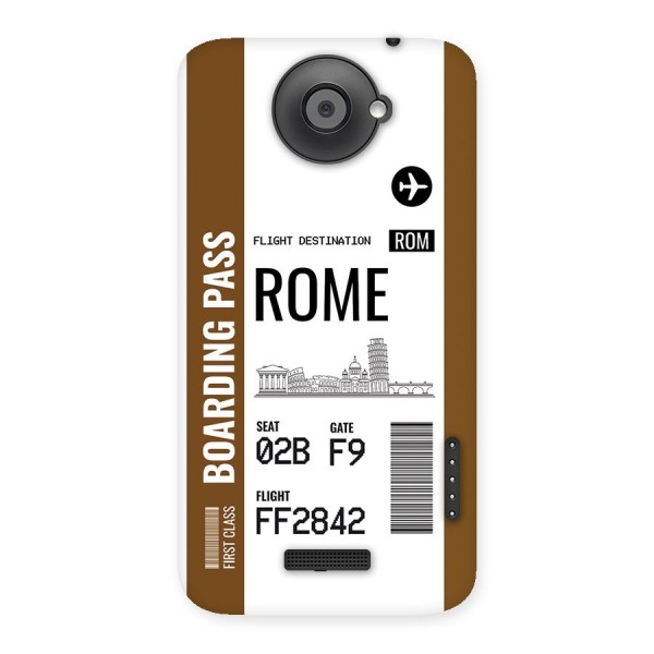Rome Boarding Pass Back Case for One X