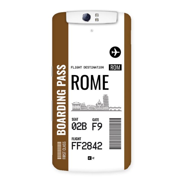 Rome Boarding Pass Back Case for Oppo N1