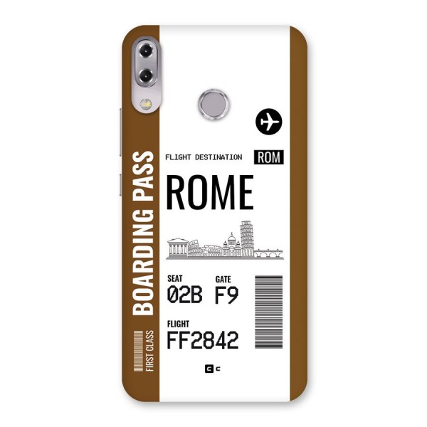 Rome Boarding Pass Back Case for Zenfone 5Z