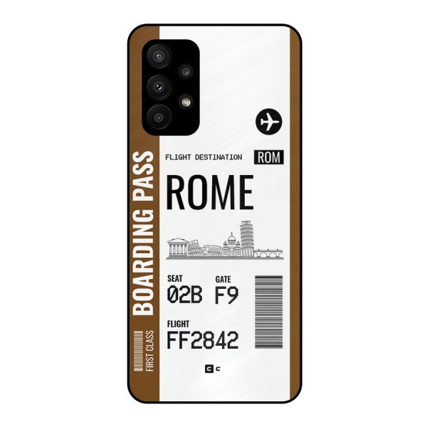 Rome Boarding Pass Metal Back Case for Galaxy A23