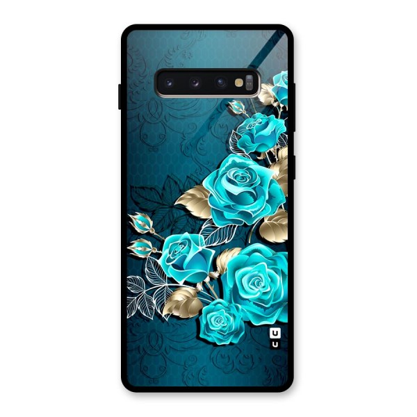 Rose Sheet Glass Back Case for Galaxy S10 Plus