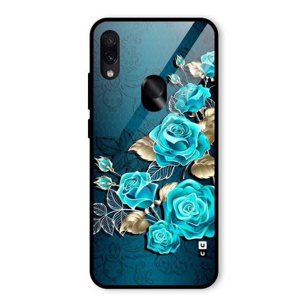 Rose Sheet Glass Back Case for Redmi Note 7 Pro