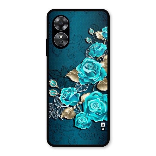 Rose Sheet Metal Back Case for Oppo A17