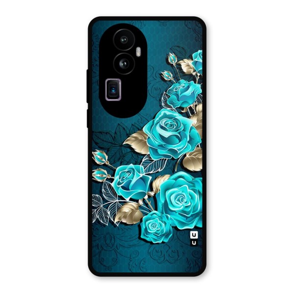 Rose Sheet Metal Back Case for Oppo Reno10 Pro Plus