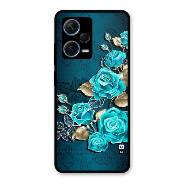 Rose Sheet Metal Back Case for Redmi Note 12 Pro Plus 5G