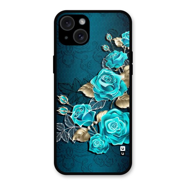 Rose Sheet Metal Back Case for iPhone 15 Plus