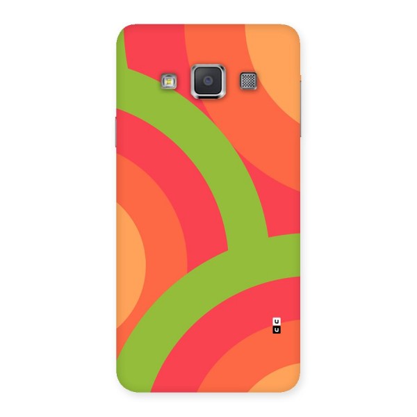 Rounded Shapes Back Case for Galaxy A3
