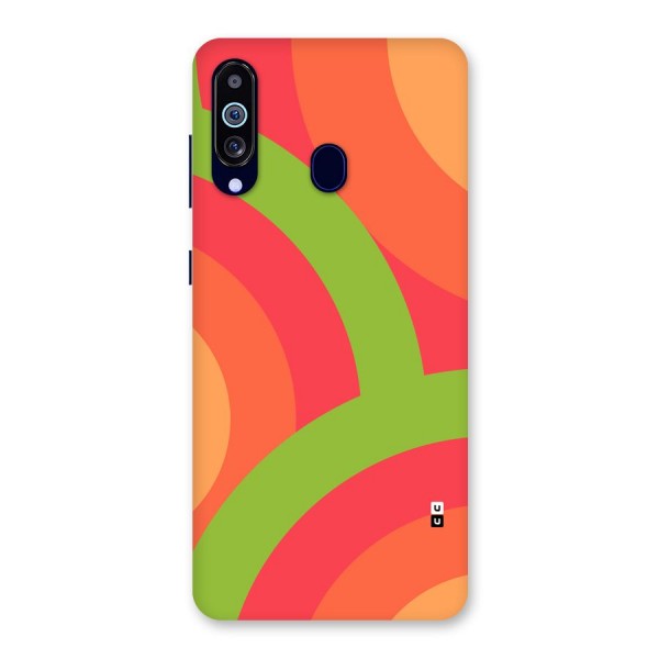 Rounded Shapes Back Case for Galaxy A60