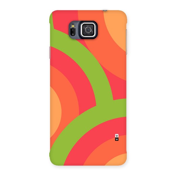 Rounded Shapes Back Case for Galaxy Alpha