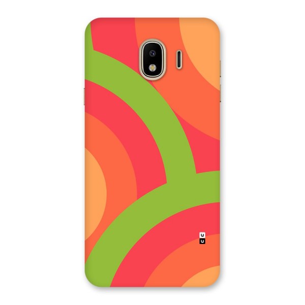 Rounded Shapes Back Case for Galaxy J4