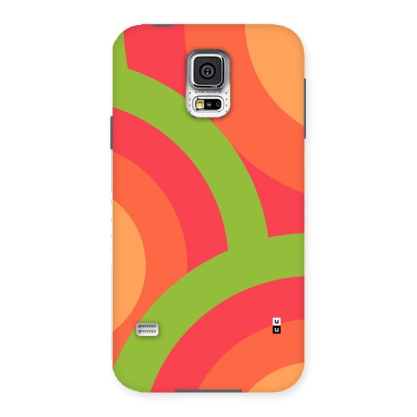 Rounded Shapes Back Case for Galaxy S5