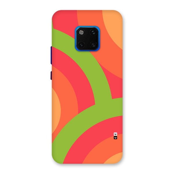 Rounded Shapes Back Case for Huawei Mate 20 Pro