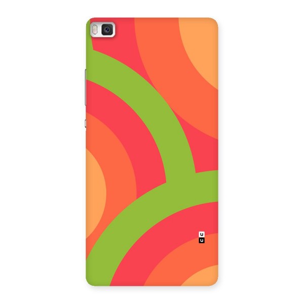 Rounded Shapes Back Case for Huawei P8
