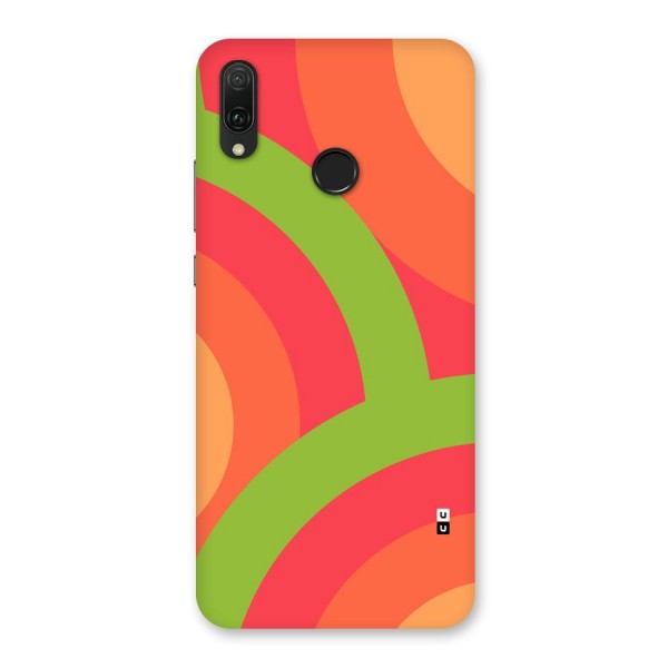 Rounded Shapes Back Case for Huawei Y9 (2019)