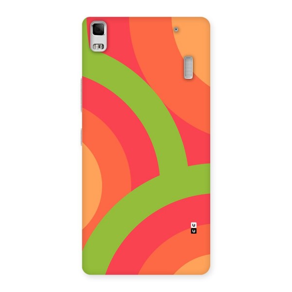 Rounded Shapes Back Case for Lenovo K3 Note