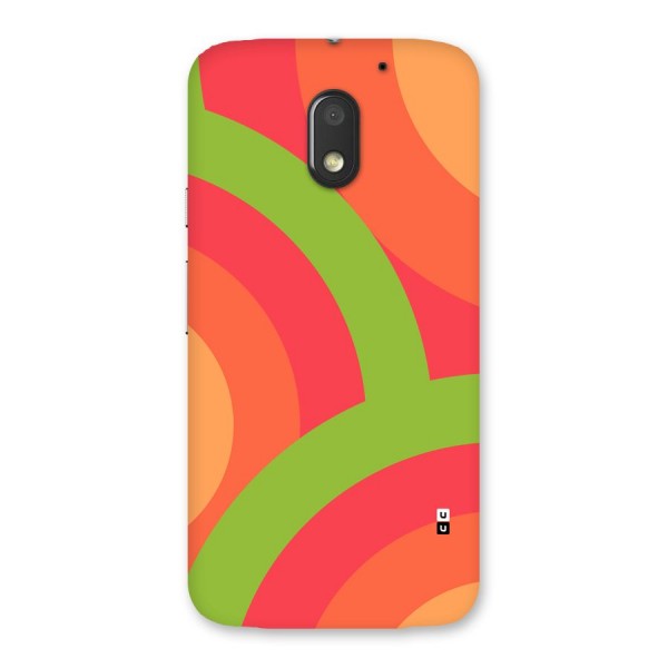 Rounded Shapes Back Case for Moto E3 Power