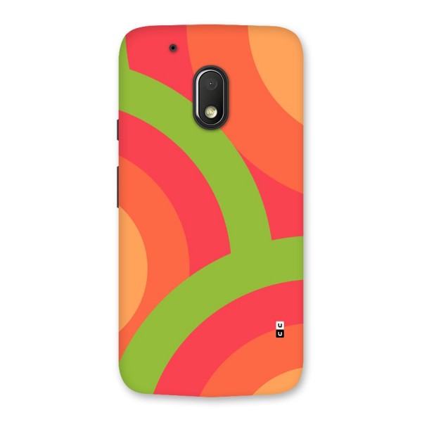 Rounded Shapes Back Case for Moto G4 Play