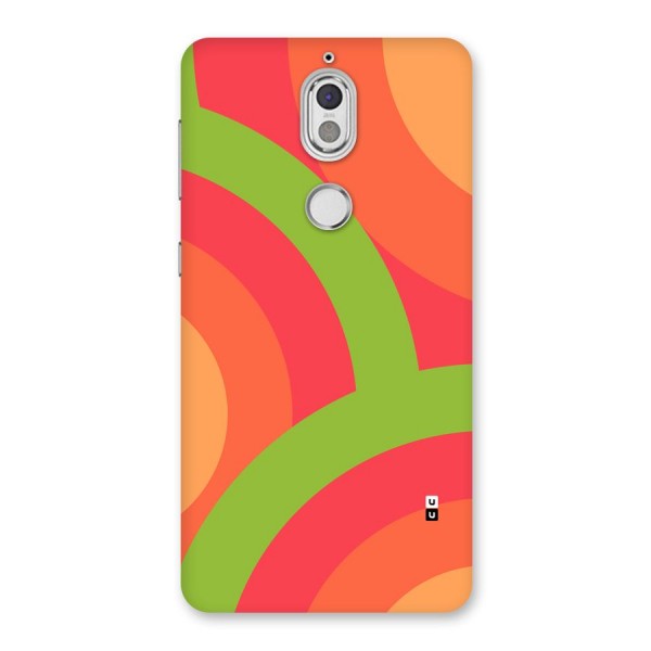 Rounded Shapes Back Case for Nokia 7