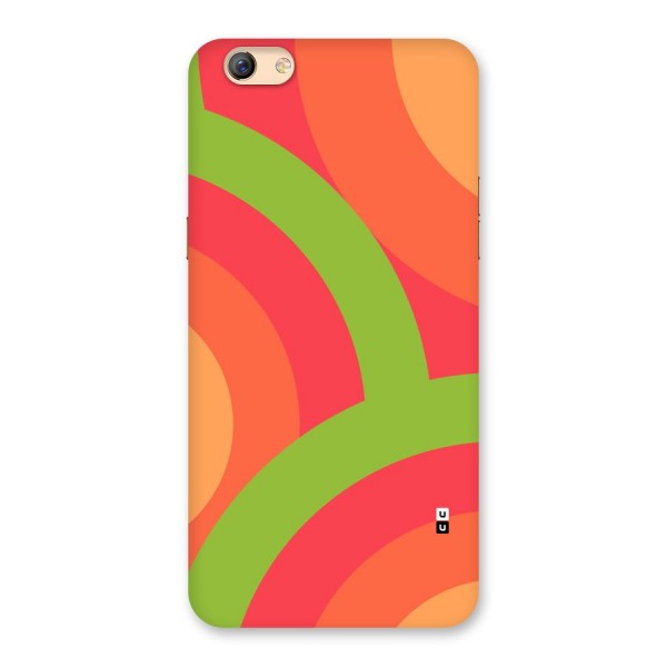 Rounded Shapes Back Case for Oppo F3 Plus