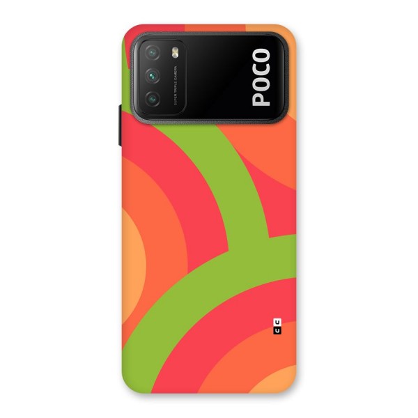 Rounded Shapes Back Case for Poco M3