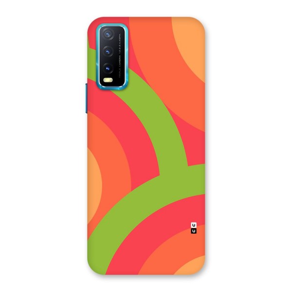 Rounded Shapes Back Case for Vivo Y20s