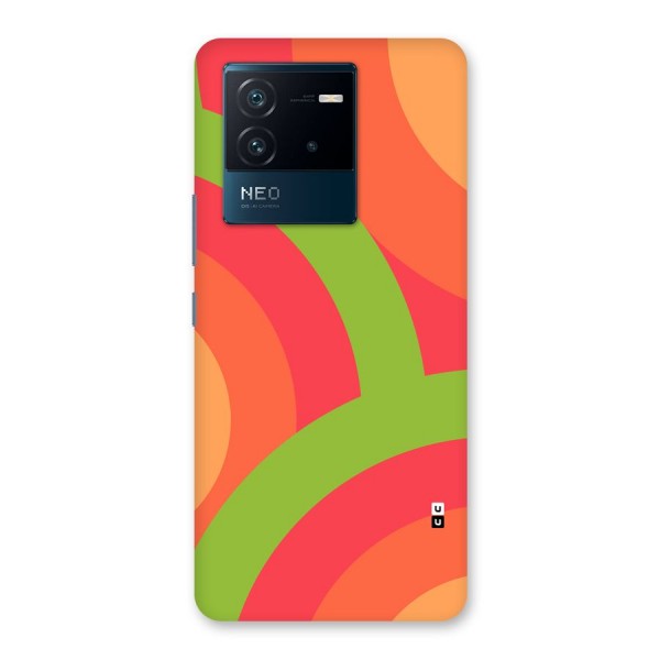Rounded Shapes Back Case for Vivo iQOO Neo 6 5G