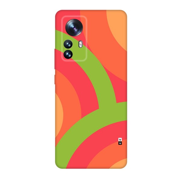 Rounded Shapes Back Case for Xiaomi 12 Pro