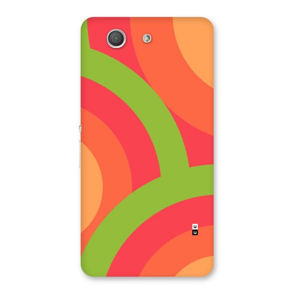 Rounded Shapes Back Case for Xperia Z3 Compact