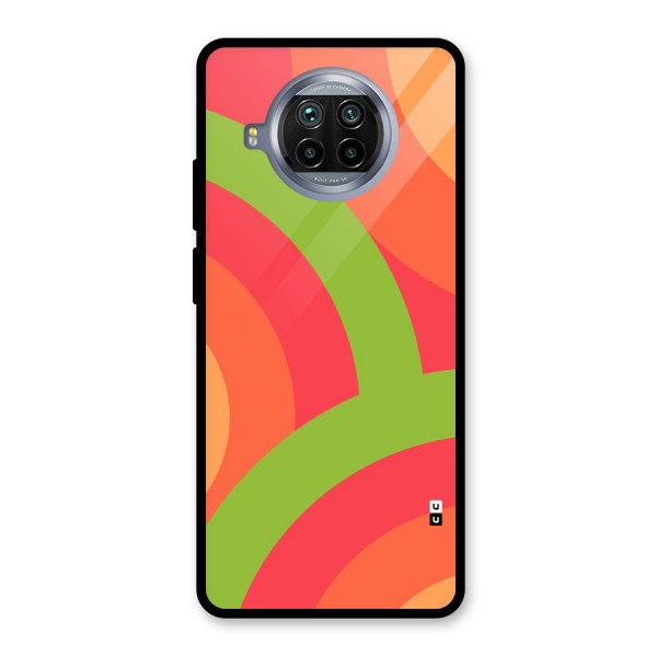 Rounded Shapes Glass Back Case for Mi 10i
