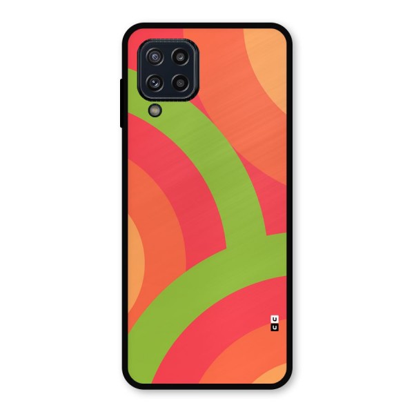 Rounded Shapes Metal Back Case for Galaxy M32