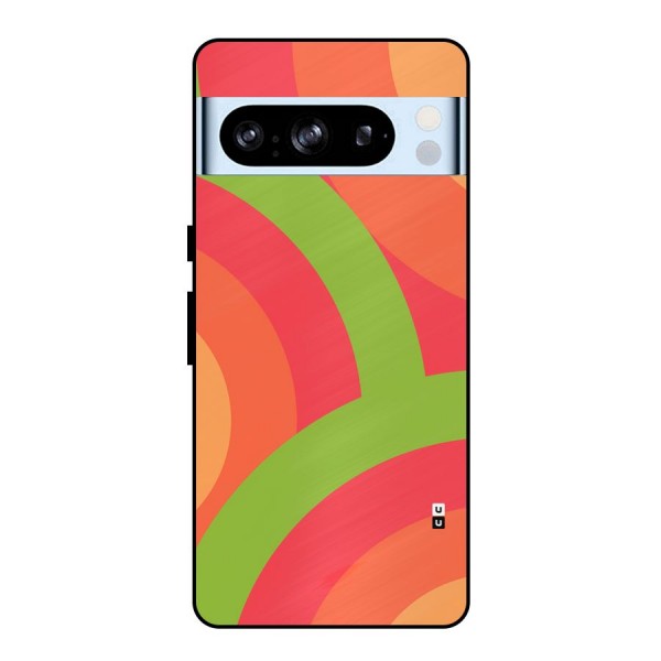 Rounded Shapes Metal Back Case for Google Pixel 8 Pro