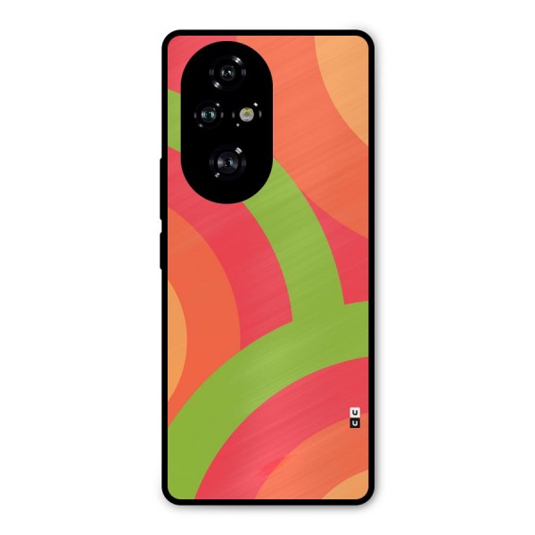 Rounded Shapes Metal Back Case for Honor 200 Pro