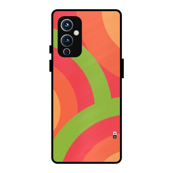 Rounded Shapes Metal Back Case for OnePlus 9