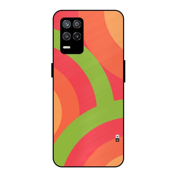 Rounded Shapes Metal Back Case for Realme 9 5G