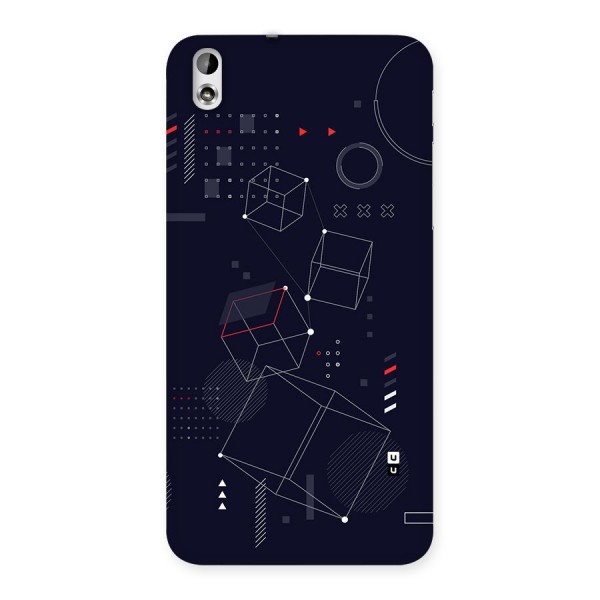 Royal Abstract Shapes Back Case for Desire 816g