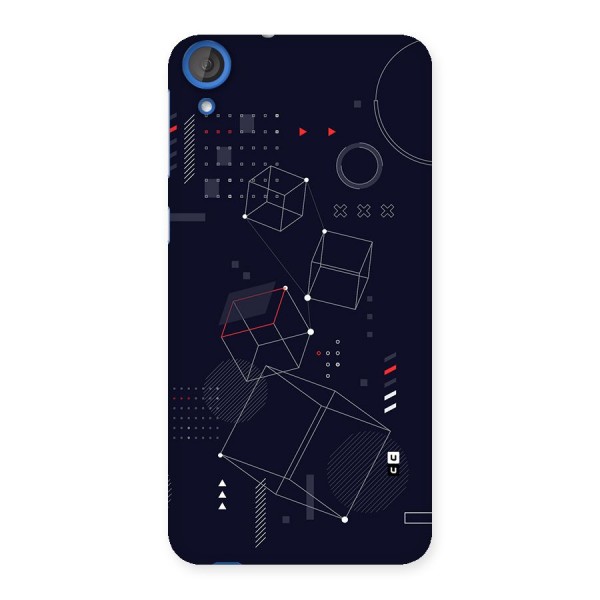 Royal Abstract Shapes Back Case for Desire 820