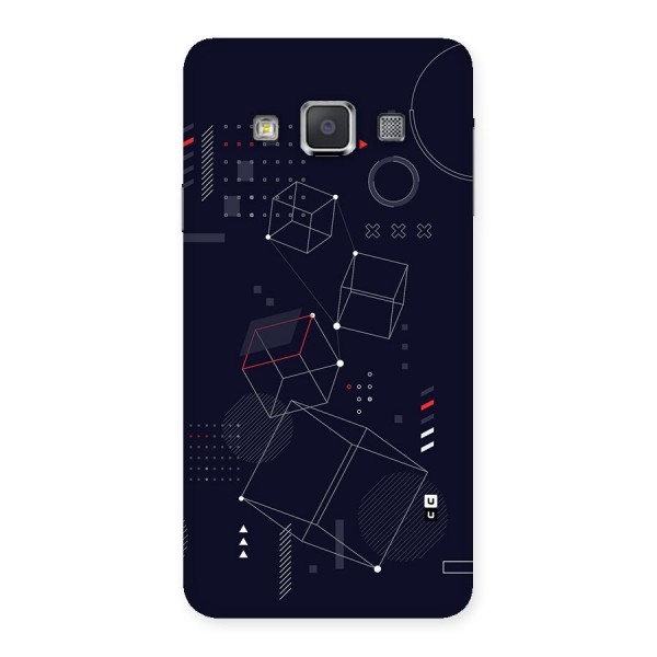 Royal Abstract Shapes Back Case for Galaxy A3