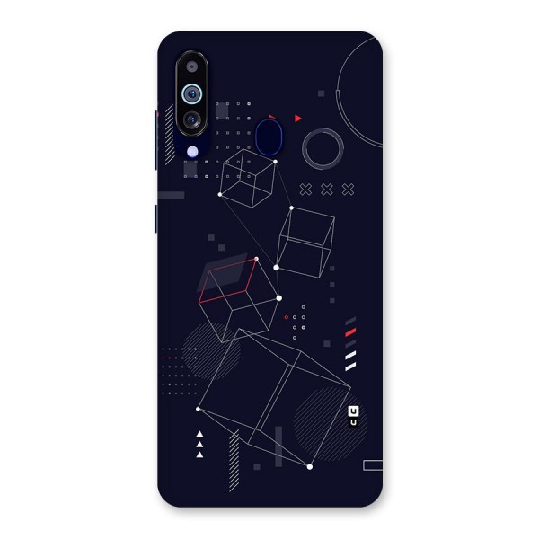 Royal Abstract Shapes Back Case for Galaxy A60