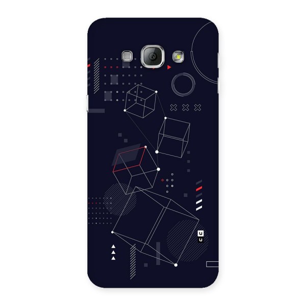 Royal Abstract Shapes Back Case for Galaxy A8