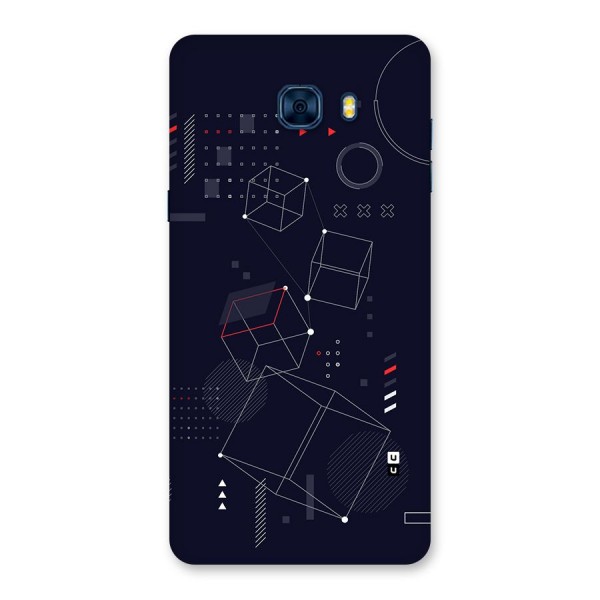 Royal Abstract Shapes Back Case for Galaxy C7 Pro