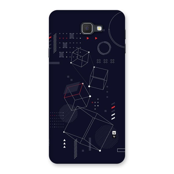 Royal Abstract Shapes Back Case for Galaxy On7 2016