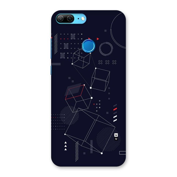 Royal Abstract Shapes Back Case for Honor 9 Lite