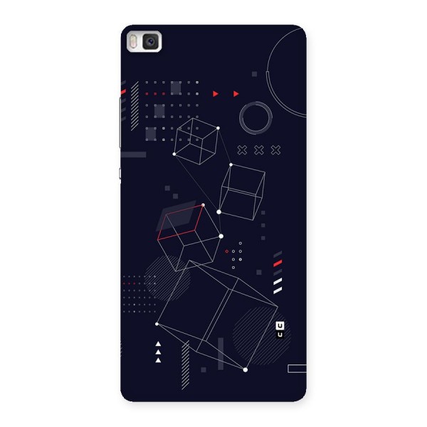Royal Abstract Shapes Back Case for Huawei P8