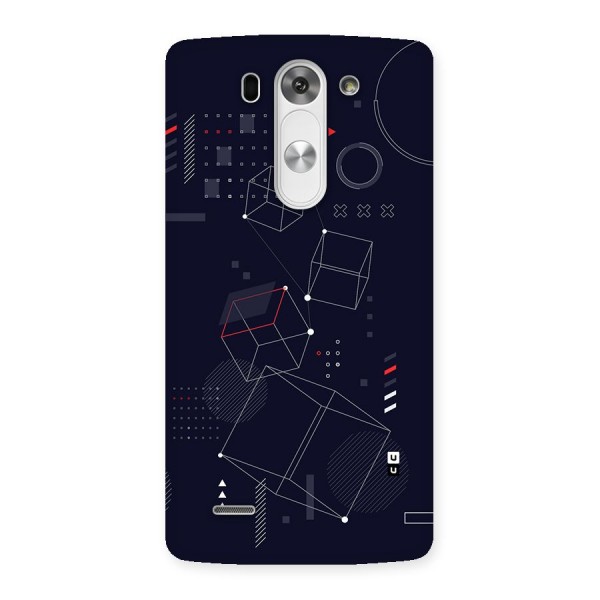 Royal Abstract Shapes Back Case for LG G3 Beat